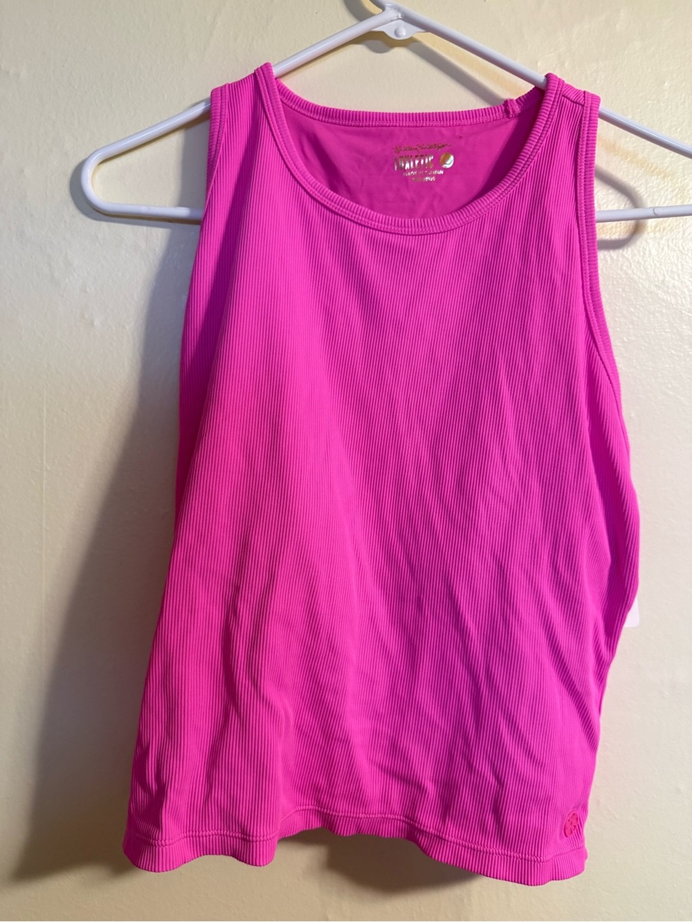 Lilly Pulitzer, bright hot pink size large top